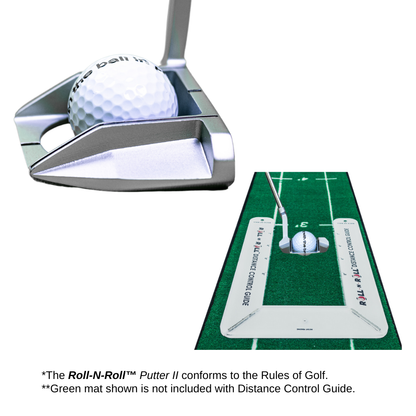 RNR Instructional Putter II and Distance Control Guide Bundle